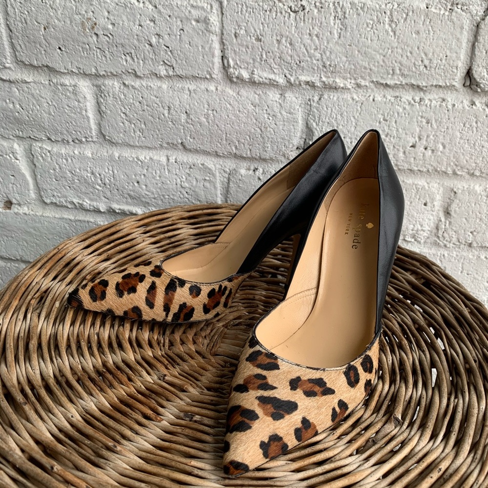 Kate Spade | Lottie Leopard Calf Hair Heels